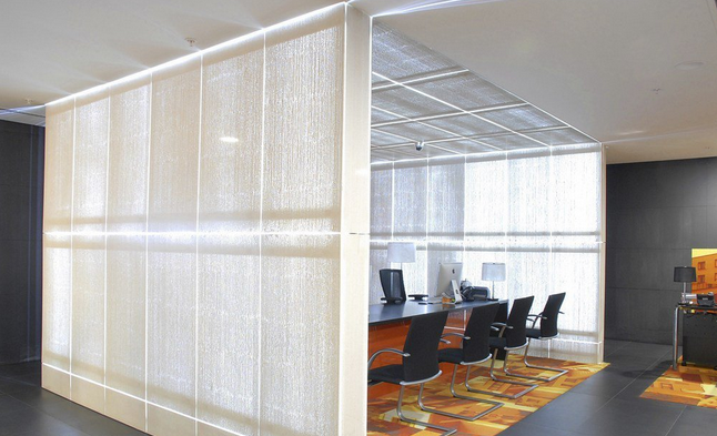 混凝土、白色透光混凝土墻