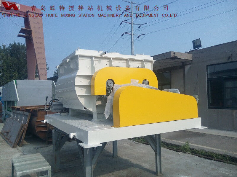 JS750攪拌臂采用偏心式設計，延長使用壽命，青島輝特機械