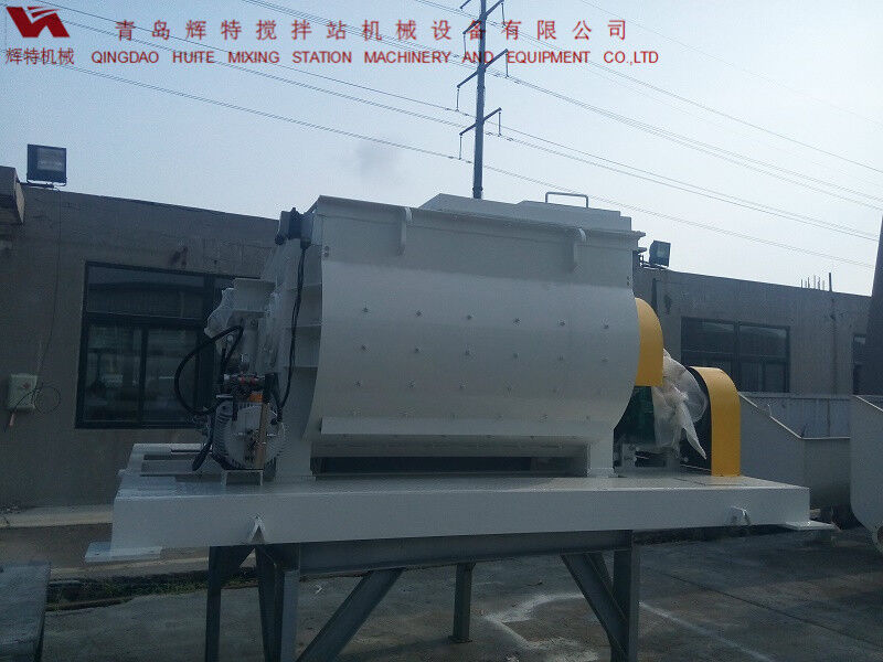 JS750攪拌臂采用偏心式設計，延長使用壽命，青島輝特機械