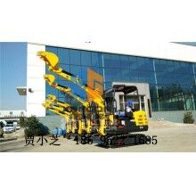 農(nóng)林果園挖掘機價格，小型挖坑機使用，小型履帶挖掘機