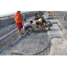 湖北黃岡加油站、服務(wù)區(qū)混凝土微表病害使用快速修補(bǔ)料