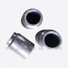 螺旋輸送機配件花鍵套批發(fā) 中吊軸花鍵套 20/28齒軸齒套