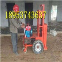 不開玩笑！自走式四輪鏈條打夯機(jī) 柴油夯錘機(jī)