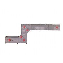 Z型提升機(jī)，進(jìn)料輸送卸料全過程，對(duì)物體本身無破損，降低廢品率