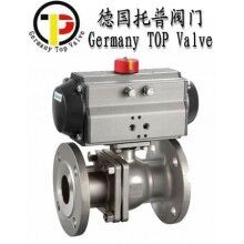 進口氣動法蘭球閥