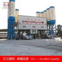 雙主機(jī)連體混凝土攪拌站2HZS180，大型攪拌站